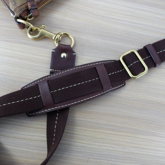 Coach Bag Womens Brown Crossbody Shoulder Purse Designer Monogram Logo Signature - Picture 11 of 16